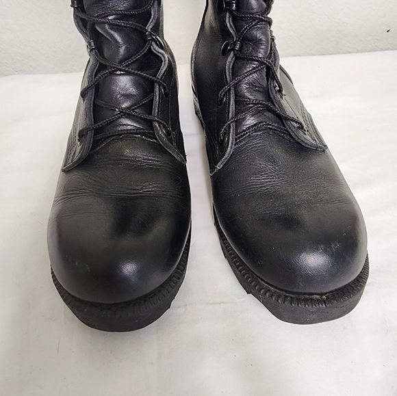 Altama Combat Jungle Black Leather Goth Boots Size 5R